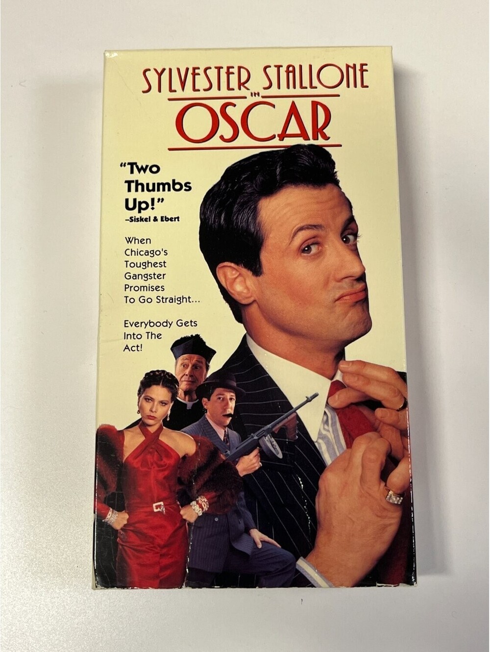 Oscar VHS Movie Tape Standard Sylvester Stallone 1991 Comedy John Landis